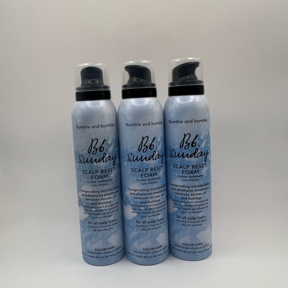 Bumble and bumble Sunday Scalp Reset Foam Three pack - Picture 1 of 10
